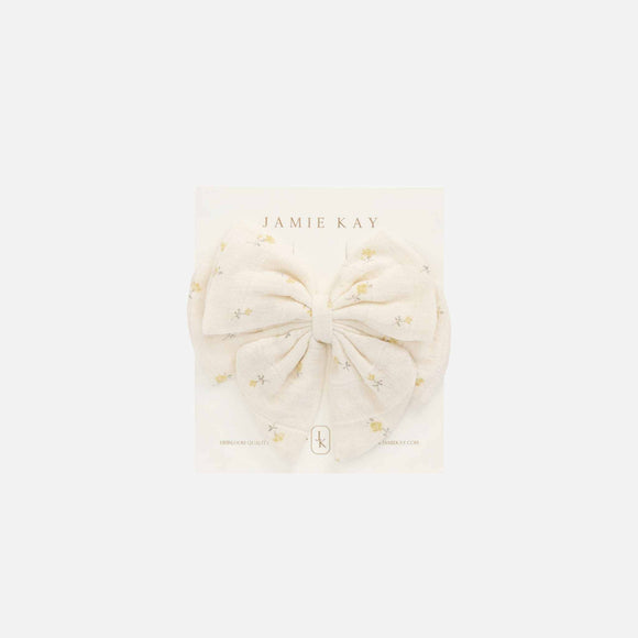 Jamie Kay - Organic Cotton Muslin Annalise Bow - Vintage Ditsy