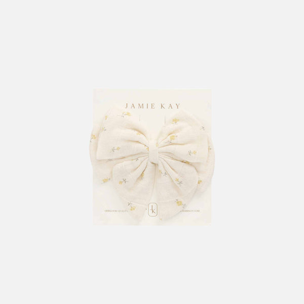 Jamie Kay - Organic Cotton Muslin Annalise Bow - Vintage Ditsy