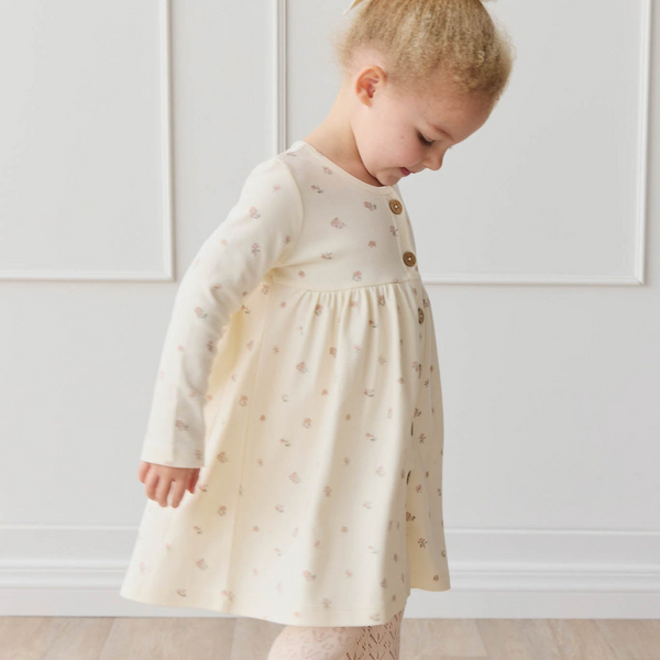 Jamie Kay - Organic Cotton Poppy Dress - Meredith Egret