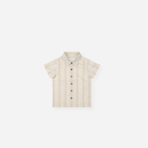 Jamie Kay - Quentin Shirt - Coastal Stripe Cloud