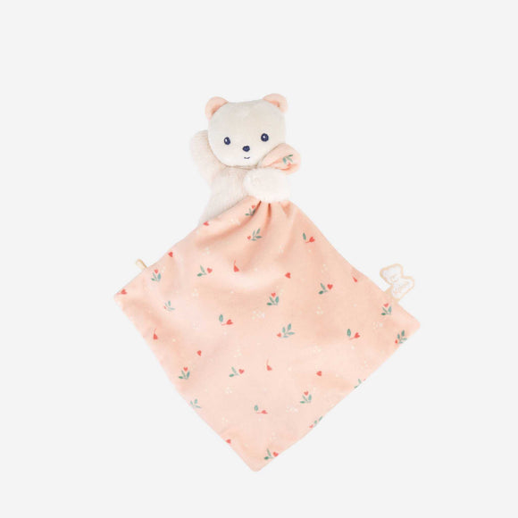 Janod - Comforting Blanket - Bear / Peach