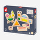 Janod - Sensory Translucent Stacking Blocks