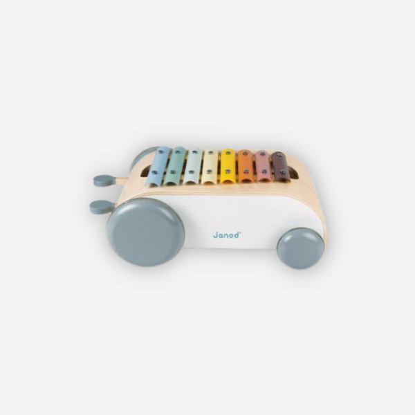 Janod - Xylo Roller Xylophone Pull Toy