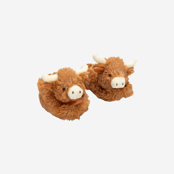 Jomanda - Longhorn Baby Slippers - Brown