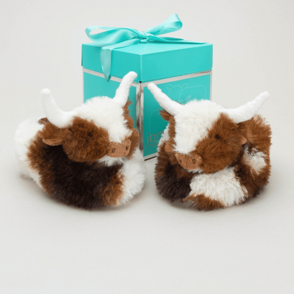 Jomanda - Texas Longhorn Plush Baby Slippers 0-6 Months