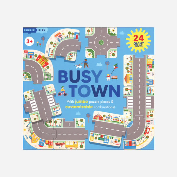 Kane Miller - Busy Town Jumbo Puzzle