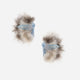 Konges Sløjd - 2 Pack Kitty Furry Ear Clip - Kitty