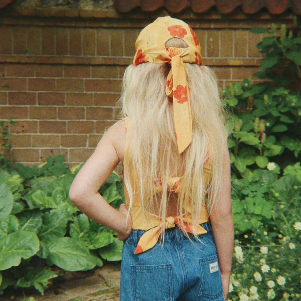 Konges Sløjd - Abria Bow Girls Cap - Viella Sol