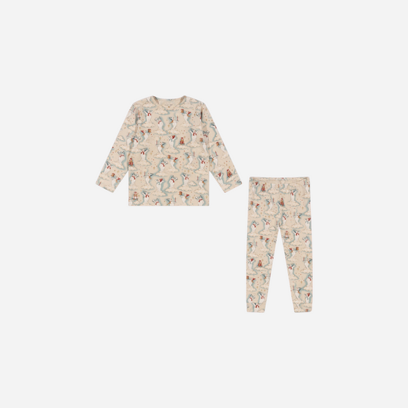 Konges Sløjd - Basic Blouse + Pants Set GOTS - Let is Snow