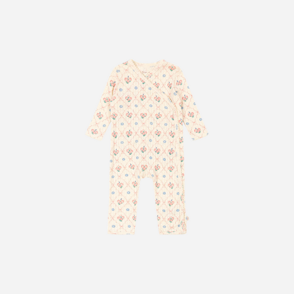 Konges Sløjd - Basic Newborn Onesie - Fleur Decor