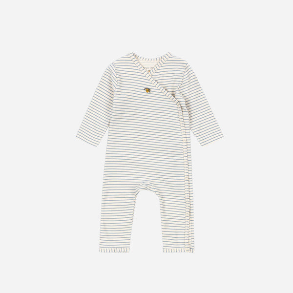 Konges Sløjd - Basic Newborn Onesie - Stripe Bluie