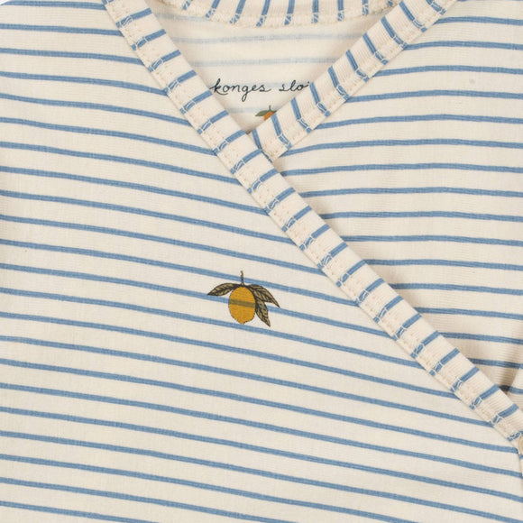 Konges Sløjd - Basic Newborn Onesie - Stripe Bluie