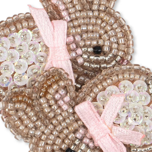 Konges Sløjd - Beaded Bunny Hair Clips - 2 Pack