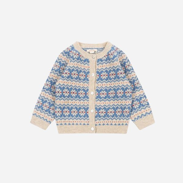 Konges Slöjd - Billi Knit Cardigan - Blue Multi