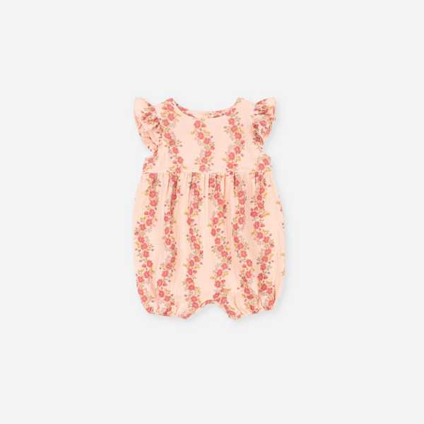 Konges Sløjd - Coco Frill Romper - Floria Pink