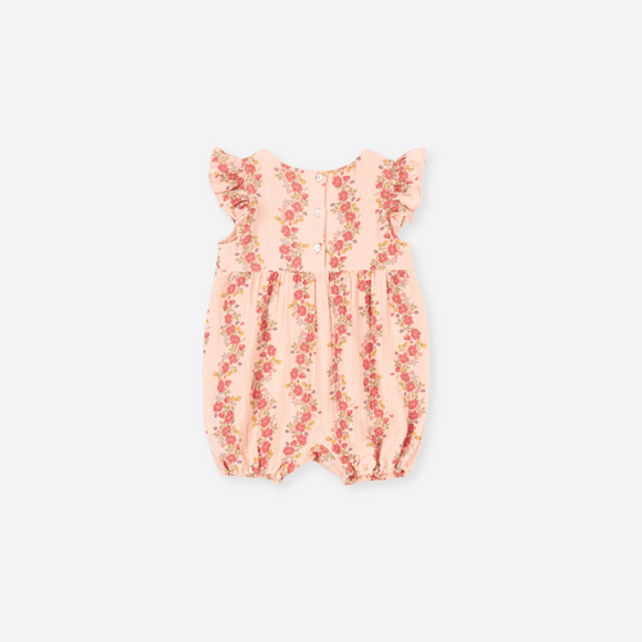 Konges Sløjd - Coco Frill Romper - Floria Pink