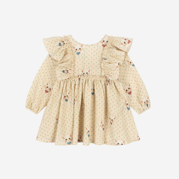 Konges Sløjd - Elin Bow Dress GOTS