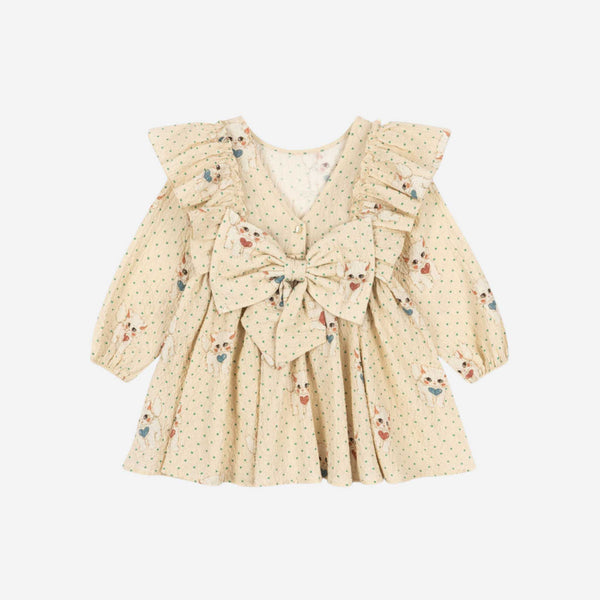 Konges Sløjd - Elin Bow Dress GOTS