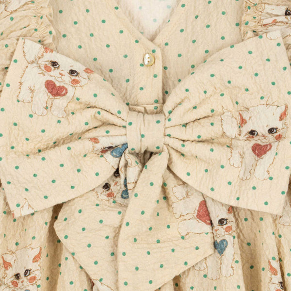 Konges Sløjd - Elin Bow Dress GOTS