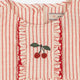 Konges Sløjd - Ellie Frill Romper - Amour Stripe