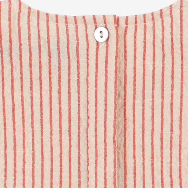 Konges Sløjd - Ellie Frill Romper - Amour Stripe