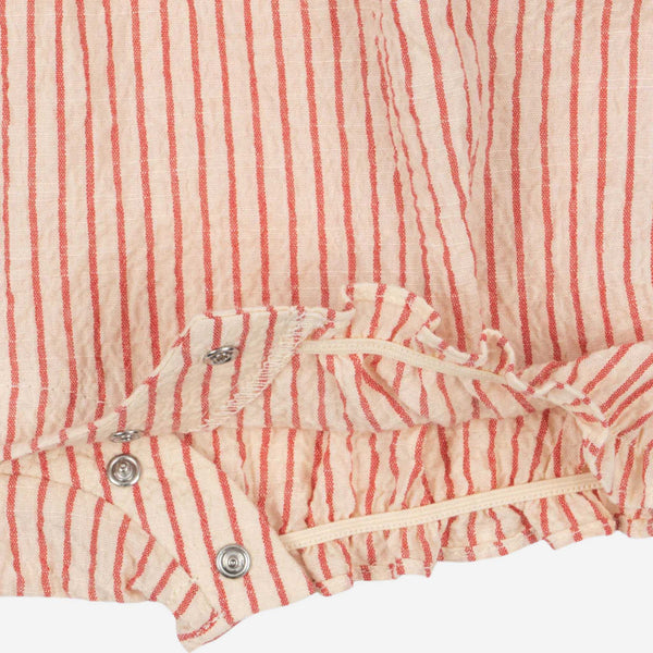 Konges Sløjd - Ellie Frill Romper - Amour Stripe