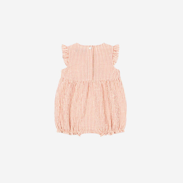 Konges Sløjd - Ellie Frill Romper - Amour Stripe