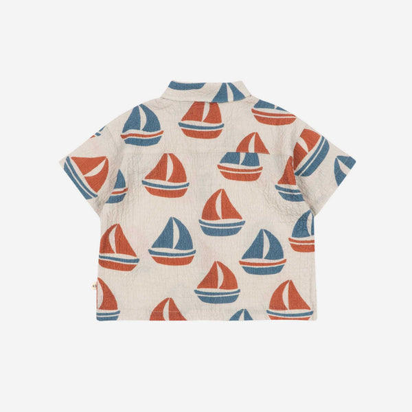 Konges Sløjd - Elliot Short Sleeved Shirt - Ahoy