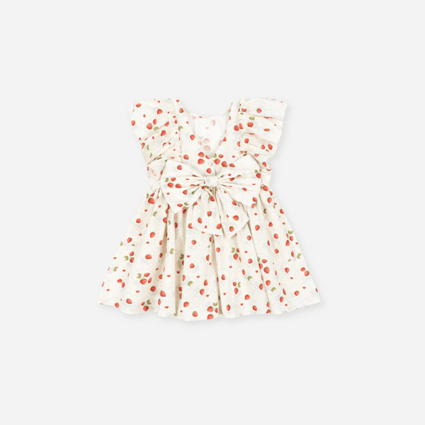 Konges Sløjd - Evia Bow Dress - Marmalade