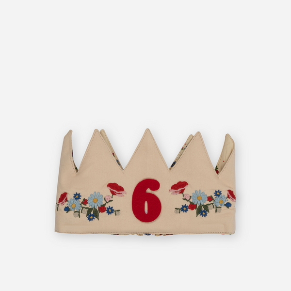 Konges Sløjd - Fabric Birthday Crown - Flower