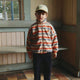 Konges Sløjd - Jody Embroidery Teddy Jacket - Tangerine Stripe