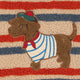 Konges Sløjd - Jody Embroidery Teddy Jacket - Tangerine Stripe