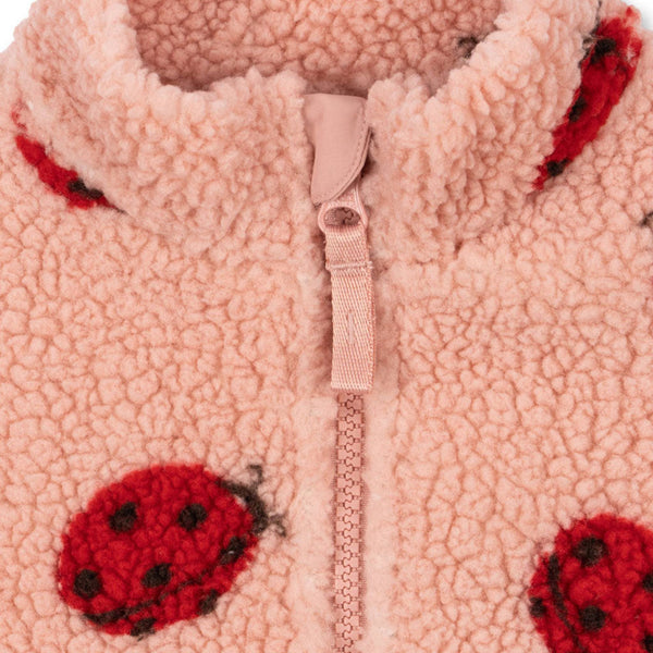 Konges Sløjd - Jody Teddy Jacket - Ladybug Pink