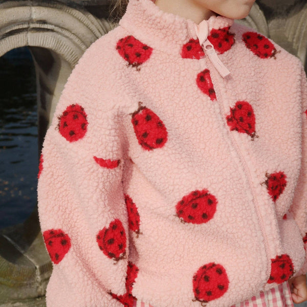 Konges Sløjd - Jody Teddy Jacket - Ladybug Pink
