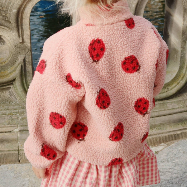 Konges Sløjd - Jody Teddy Jacket - Ladybug Pink