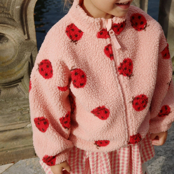 Konges Sløjd - Jody Teddy Jacket - Ladybug Pink