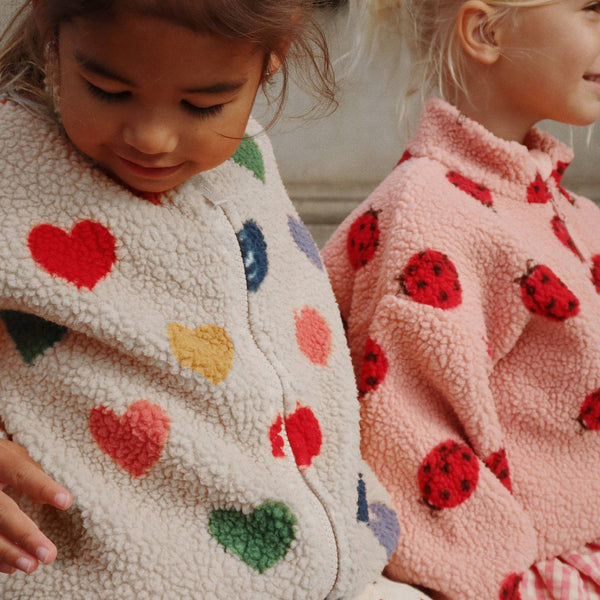 Konges Sløjd - Jody Teddy Jacket - Ladybug Pink