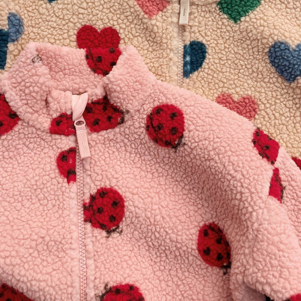 Konges Sløjd - Jody Teddy Jacket - Ladybug Pink