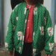 Konges Sløjd - Juno Printed Bomber Jacket - Dot Miao Verde