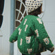Konges Sløjd - Juno Printed Bomber Jacket - Dot Miao Verde