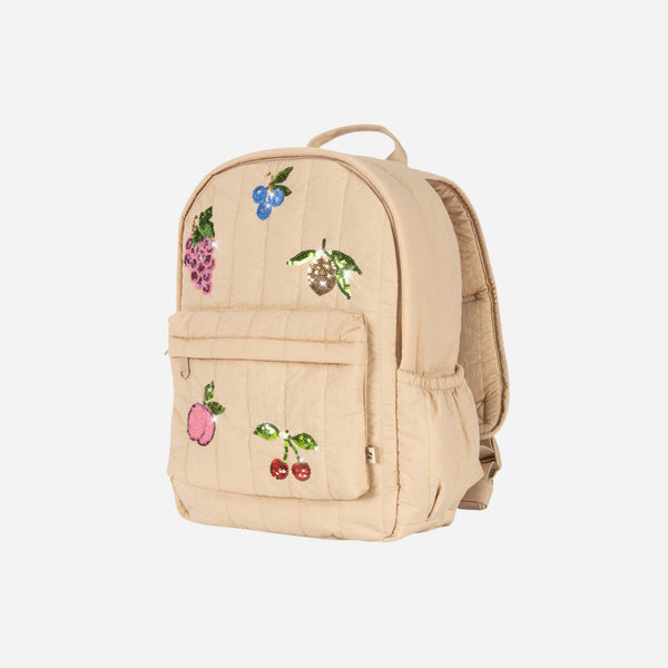 Konges Sløjd - Juno Quilted Sequin Backpack - Frappé