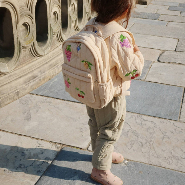 Konges Sløjd - Juno Quilted Sequin Backpack - Frappé