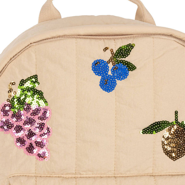 Konges Sløjd - Juno Quilted Sequin Backpack - Frappé