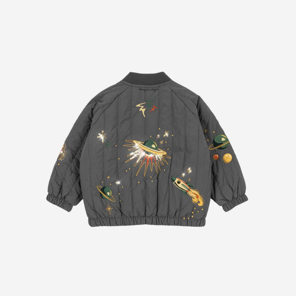 Konges Sløjd - Juno Sequin Bomber Jacket - Magnet