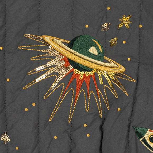 Konges Sløjd - Juno Sequin Bomber Jacket - Magnet