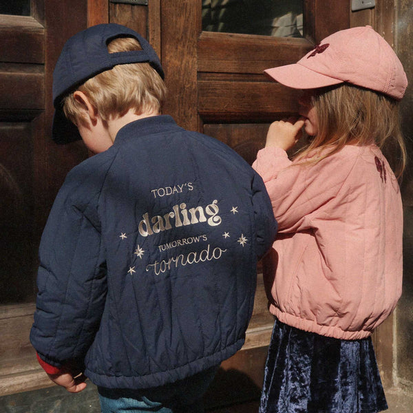 Konges Sløjd - Juno Sequin Bomber Jacket - Rosette