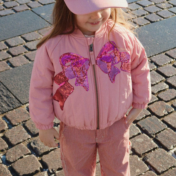 Konges Sløjd - Juno Sequin Bomber Jacket - Rosette