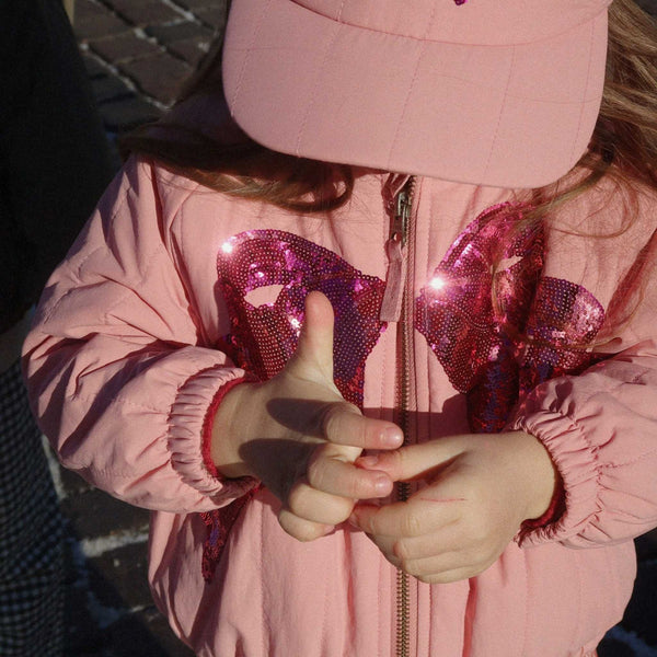 Konges Sløjd - Juno Sequin Bomber Jacket - Rosette