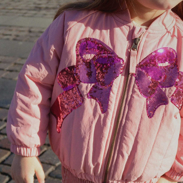 Konges Sløjd - Juno Sequin Bomber Jacket - Rosette
