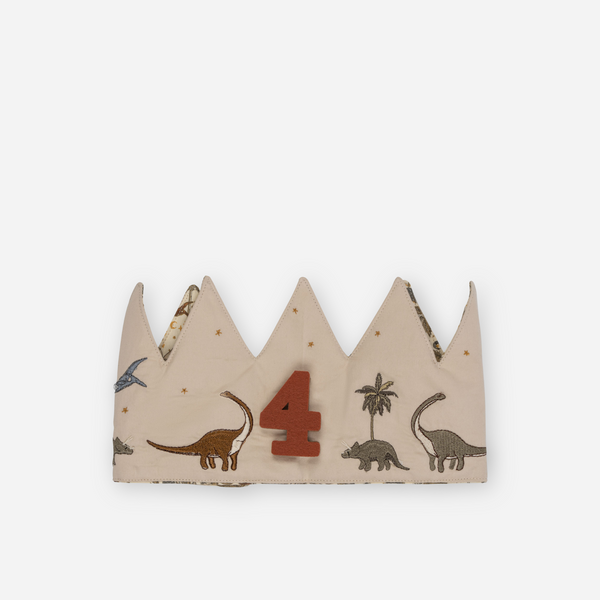 Konges Sløjd - Fabric Birthday Crown - Dino